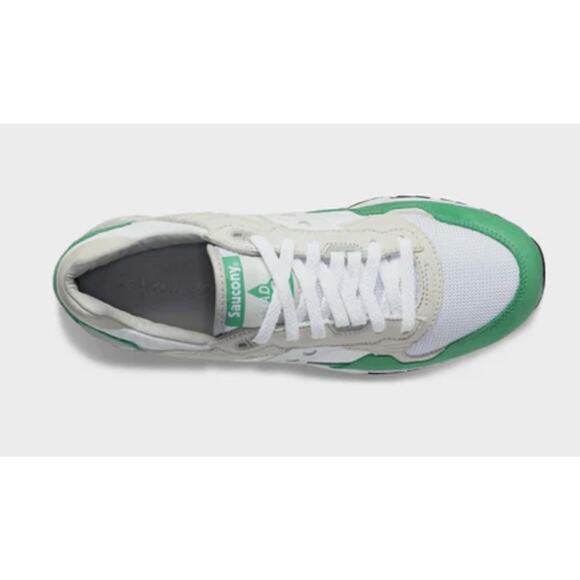 Saucony Originals Shadow 5000 White Green Suede Mens Size 9 NEW Fast Ship - Picture 4 of 12